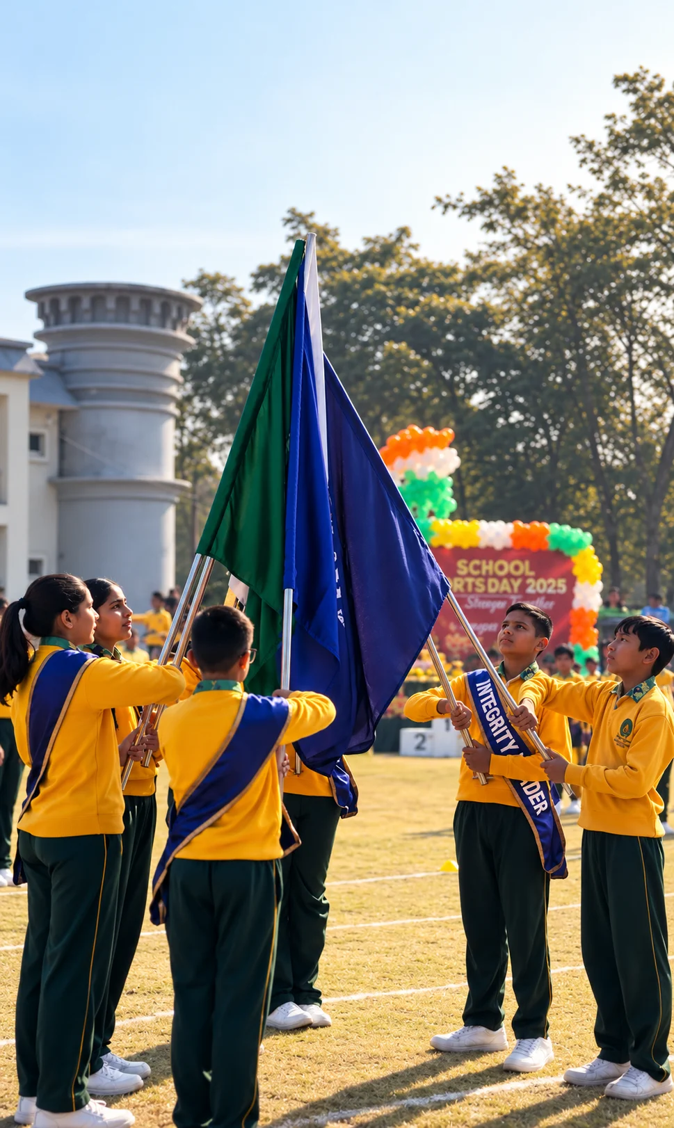 House flag bearers
