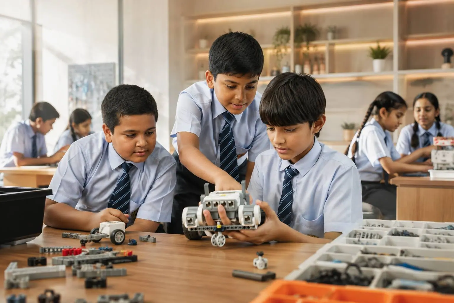 Robotics lab build session